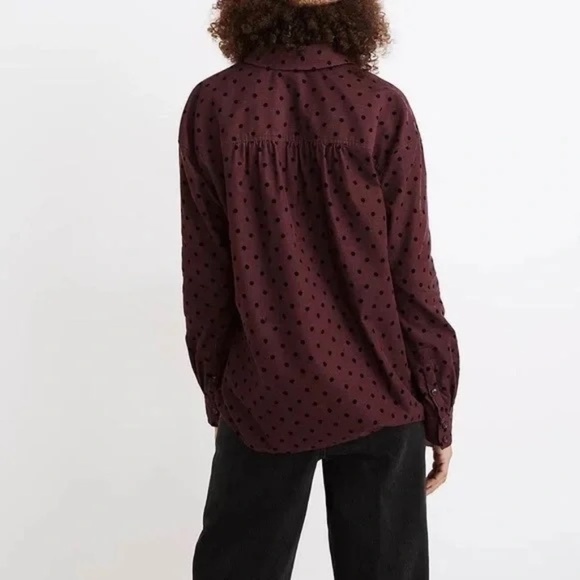 Purple corduroy Madewell button-up - Picture 2 of 4